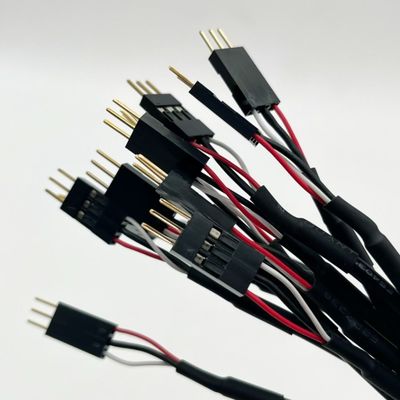 Zamówienie 2,54mm Dupont Line Mężczyzna Kobieta Jumper Wire Harness Dupont Kabel 15cm Czarny