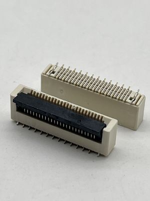 Wytrzymałość napięciowa 500V AC/minutę Męskie złącze FPC Backflip Dolny kontakt Zif Smd Typ Gniazdo FPC FFC 0.5 Pitch