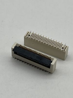 Wytrzymałość napięciowa 500V AC/minutę Męskie złącze FPC Backflip Dolny kontakt Zif Smd Typ Gniazdo FPC FFC 0.5 Pitch