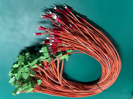 Długość kabla OEM Maszyna przemysłowa 5,08 mm Listwa zaciskowa Zielony kabel i wiązka przewodów Montaż 0,5M 1M 100% Testowanie Inspekcja