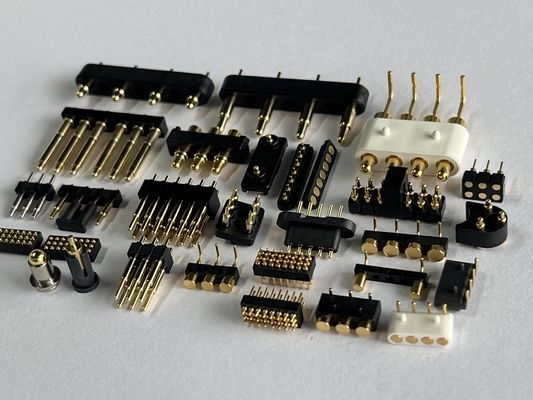Zamówiony SMT SMD 2 4 5 6 8 10MM Pinów Wiosną Ładowany Magnetyczny Złącze Pogo C6801 Z Wiosną SUS304