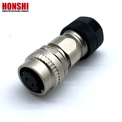 Wodoodporne złącze męsko-żeńskie serii DDK CM10 z obudową ze stopu cynku, 2-pinowe/10-pinowe zaciski miedziane i trwała konstrukcja