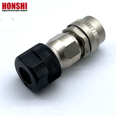 Wodoodporne złącze męsko-żeńskie serii DDK CM10 z obudową ze stopu cynku, 2-pinowe/10-pinowe zaciski miedziane i trwała konstrukcja