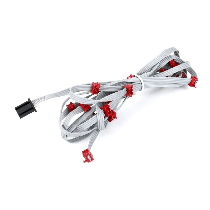PVC Polyester 28AWG Kabel płaski 1,27mm Mikrołączacz 8-pin IDC Kabel