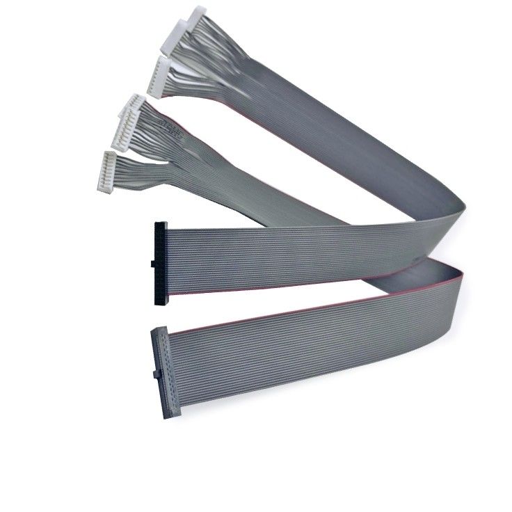Automobil Flat 1.27mm Pitch Ribbon Cable IDC Connector To JST Wire Harness