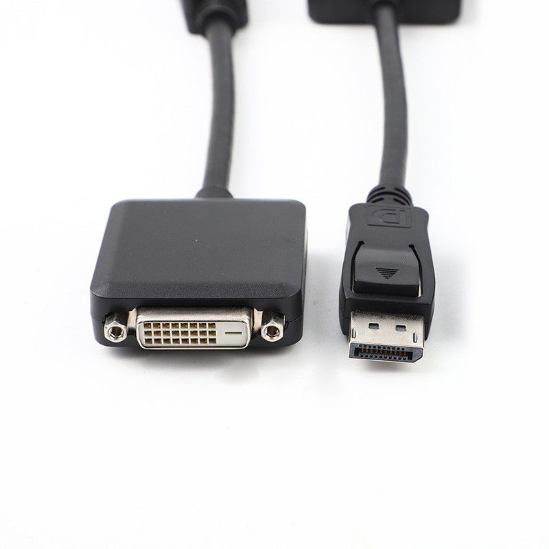 DP Mężczyzna do DVI Kobieta Adapter Kabel 200mm Złoty Palted Do PC TV Elektronicznego połączenia