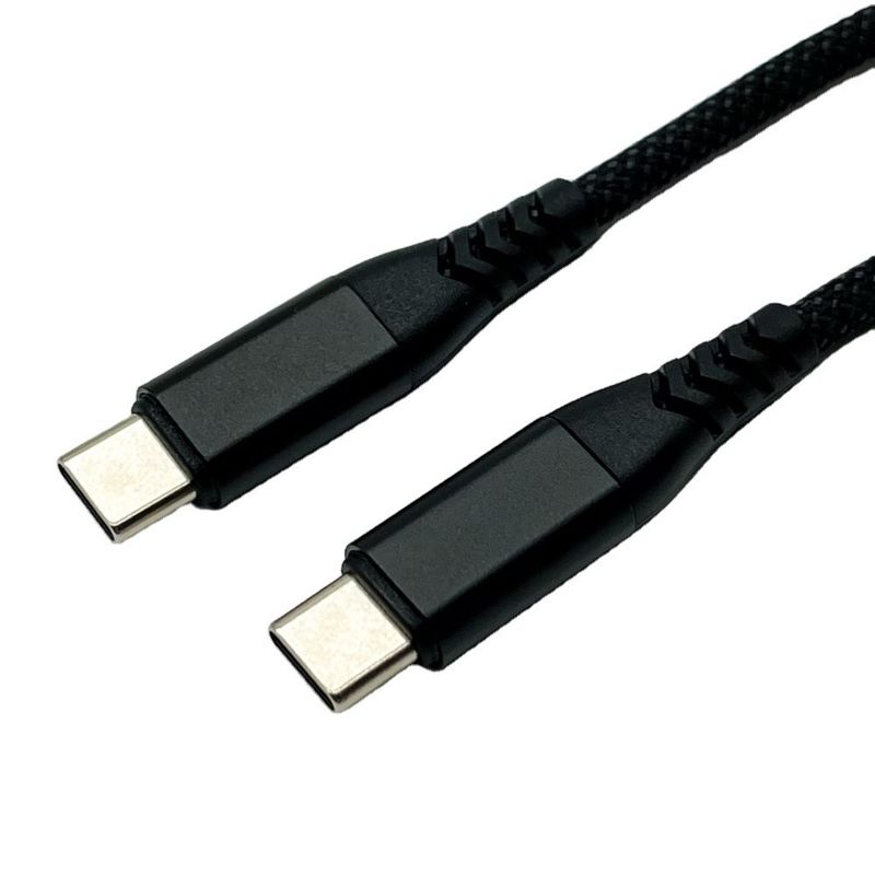 Czarny kabel UL2725 USB typu C USB 2.0 z łącznikiem męskim