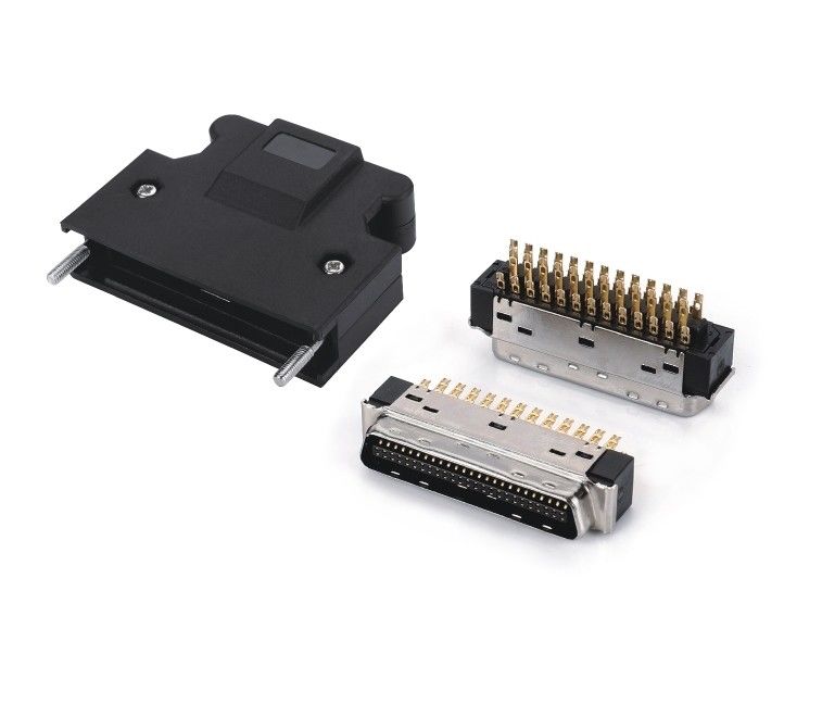 SCSI Connector 14 20 26 36 50pin Solder Male SCSI Connector With Screws Typ