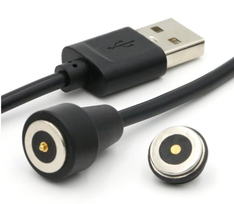 Wysoki prąd 3.0a Kabel ładowania USB 2 Pin Adapter zasilający magnetyczny