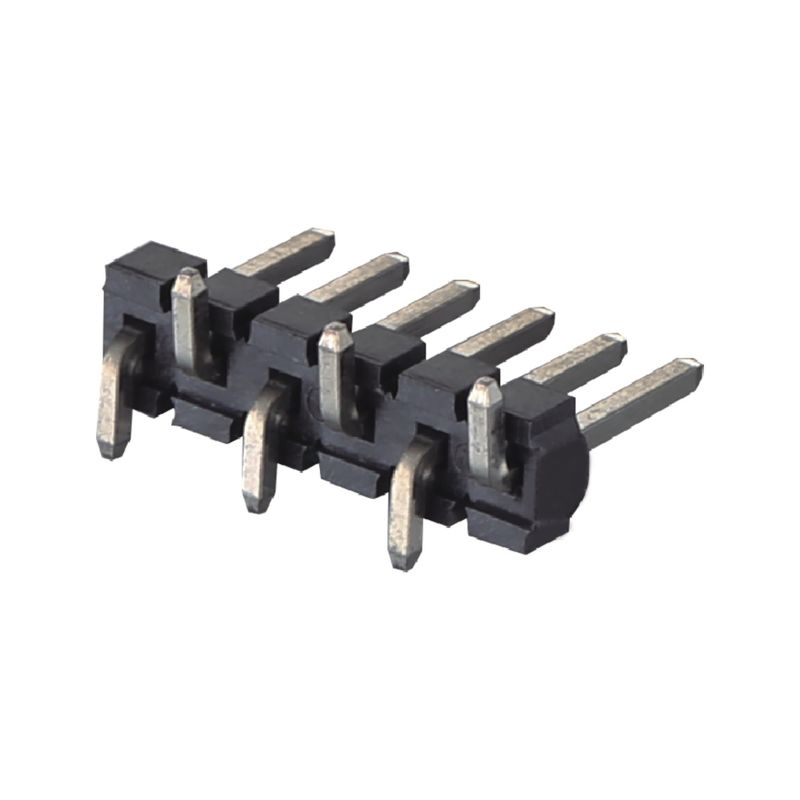 3.96mm Złote PCB Pin Header Connector Single Row SMT Typ 2 - 20 Pin H3.2mm