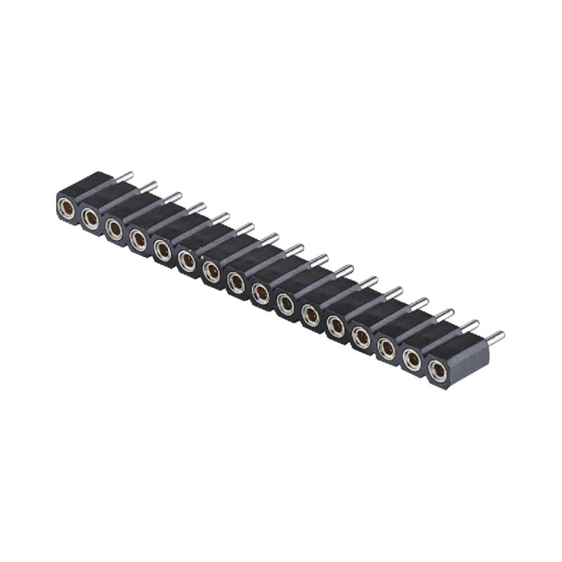 Wykonane maszynowane kobiece głowice 2,54 mm H7,0 mm Długość 10,0 mm Proste 1-40pin łącznik PCB