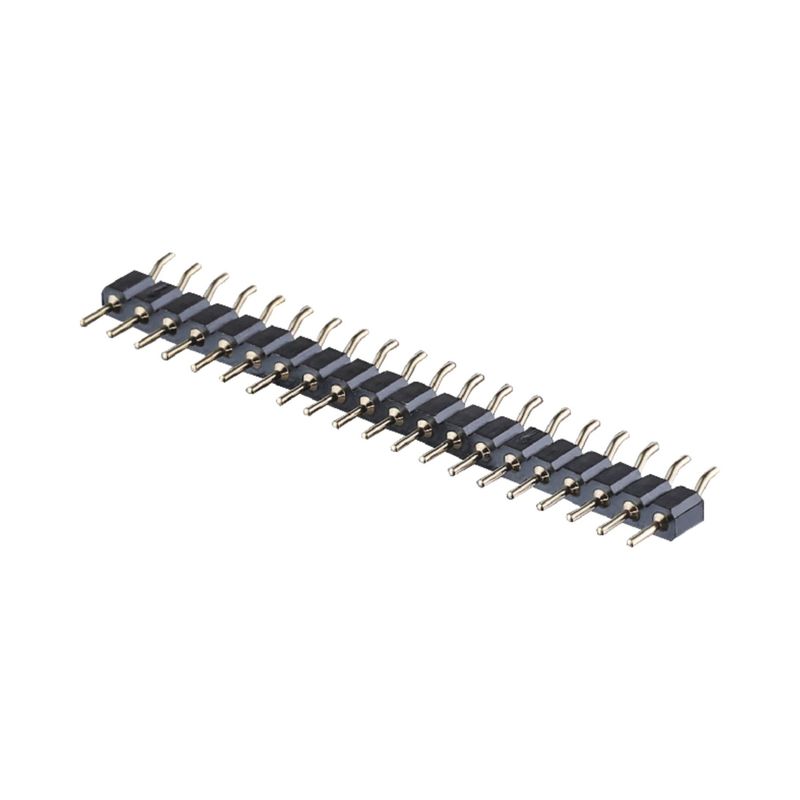 2.54mm Stworzony łącznik nagłówka szpilek pod prawym kątem SMT SMD PCB Single Row Header Connector