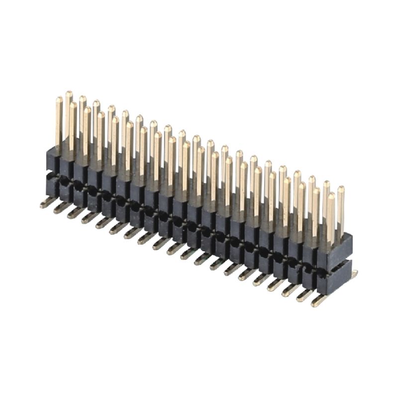 1.27mm Dual Plastic 2 - 100 Pin Header Connector H2.5mm DIP SMT Typ PCB
