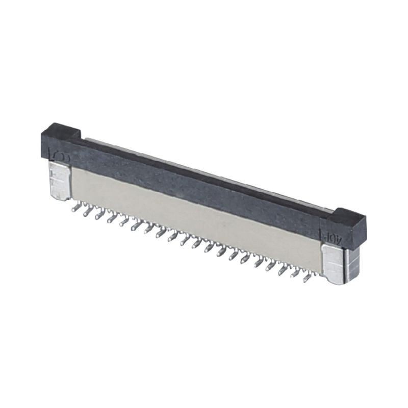 4 - 60 pinów FPC kabel złącza 0,5 / 1,0 mm Pitch SMT ZIF DIP Typ Top Bottom PA9T Plastic