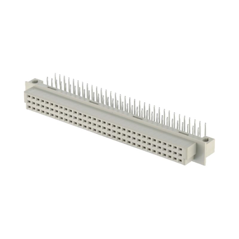 2.54mm DIN 41612 łącznik 64 Pin Prawy kąt kobiece szpilki przez otwór 3 wiersz łącznika