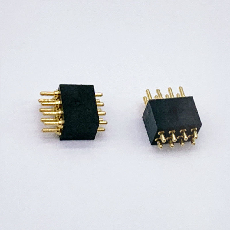 Niestandardowy 1,27mm Pitch 8Pin Wiosną załadowany POGO Pin Connector dla trwałych połączeń