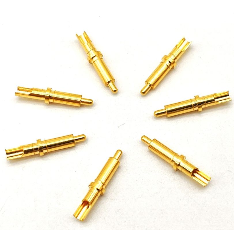 Wysoki prąd Pogo Pin Connector DC 12V Sprężynowy materiał obudowy ze stopów cynku