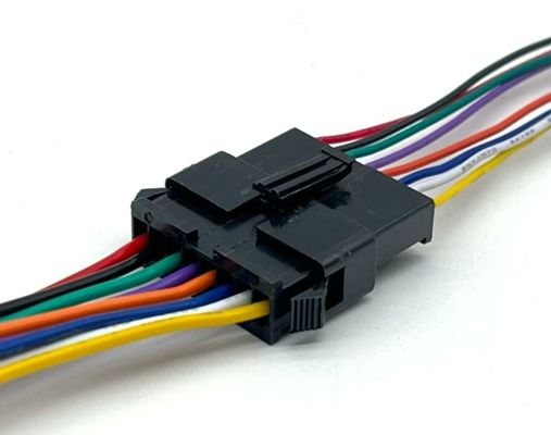 Customizable JST SM2.5 8 Pin Connector Electrical Wire Harness Assembly ul1007 24awg