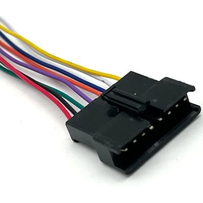 Customizable JST SM2.5 8 Pin Connector Electrical Wire Harness Assembly ul1007 24awg