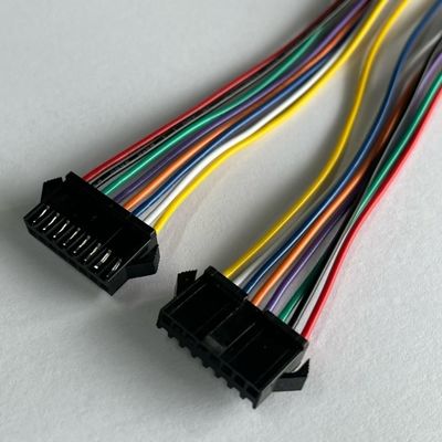 Customizable JST SM2.5 8 Pin Connector Electrical Wire Harness Assembly ul1007 24awg