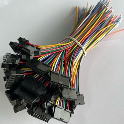 Customizable JST SM2.5 8 Pin Connector Electrical Wire Harness Assembly ul1007 24awg