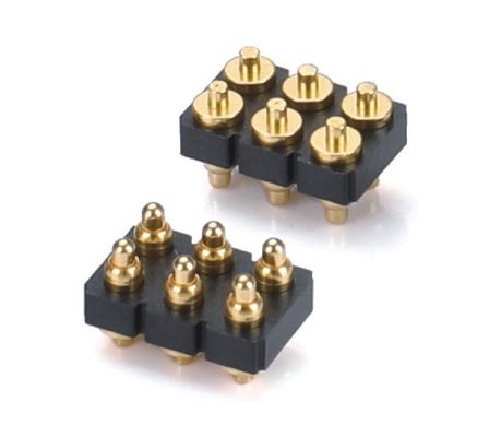 2.5mm 3 Pin Spring Loaded Pogo Pin Connector For Automotive Applications Rated Voltage 1A