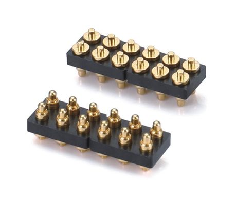 2.5mm 3 Pin Spring Loaded Pogo Pin Connector For Automotive Applications Rated Voltage 1A