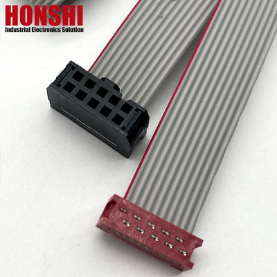 UL2651 Flat Cable with IDC Connector 8 10 20 30 34 36 40 64 Pin Ribbon IDC Cable