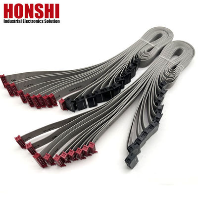 UL2651 Flat Cable with IDC Connector 8 10 20 30 34 36 40 64 Pin Ribbon IDC Cable