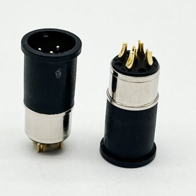 M12 5 Pin Kobieta I Mężczyzna Panel Mount Wielopinowe połączacze kabli okrągłych wodoodporne