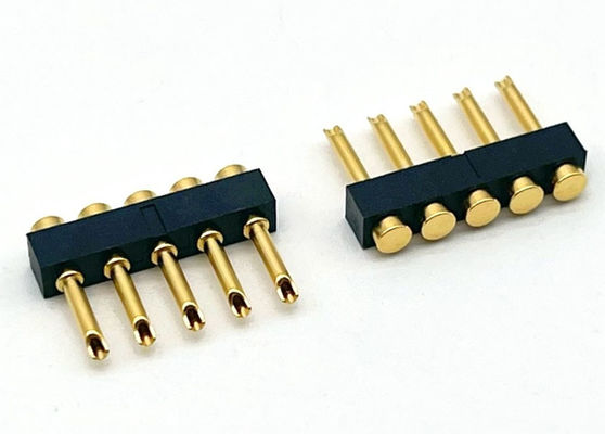 2.54mm Pitch Pogo Pin Connector Solder Typ Kobieta Pogo Pin 1x05P