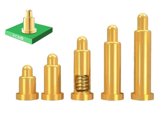 SMT Typ Pogo Pin 2mm Złoty Palted SUS304 Wiosny Pogo Pin