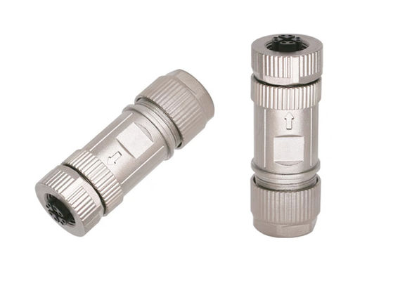 Kołowy M12 X Code Connector Ethernet 8 Pin Male Female Plug Connector Zespół śrub