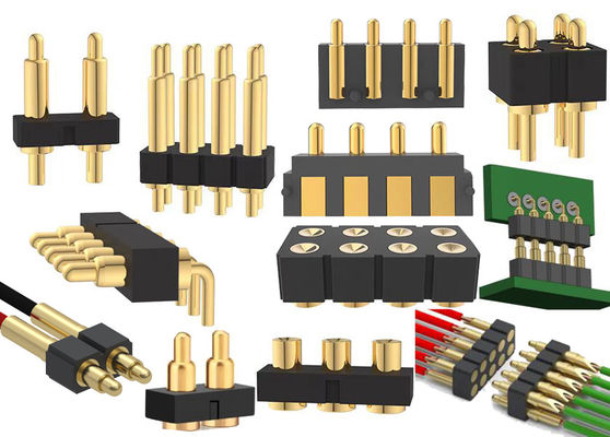 1x3P DIP Pogo Pin Connector Sprężynowo załadowany 2 Pin - 40 Pin 2.54mm Pitch