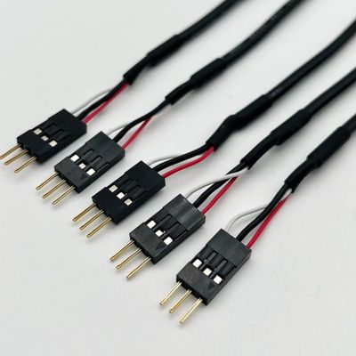 Zamówienie 2,54mm Dupont Line Mężczyzna Kobieta Jumper Wire Harness Dupont Kabel 15cm Czarny